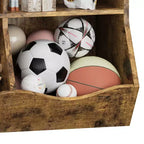 COZONY Lot de 2 étagères à Livres et Unités de Rangement de Jouets pour Enfants, Bibliothèque Autoportante en Bois à 3 Niveaux avec 7 Compartiments pour Chambre, Salle de Jeux, Crèche