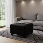 25 poufs de rangement en velours