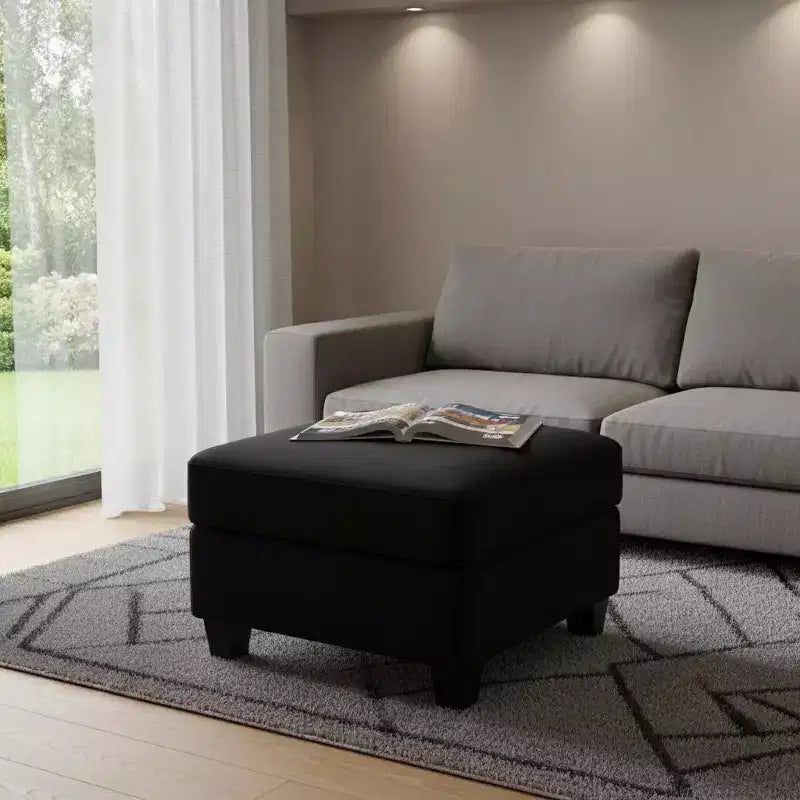 25 poufs de rangement en velours