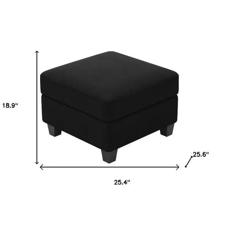25 poufs de rangement en velours