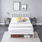 Cadre de lit Queen Size 14 pouces COZONY avec tête de lit, plateforme de lit en métal, assemblage en 30 min