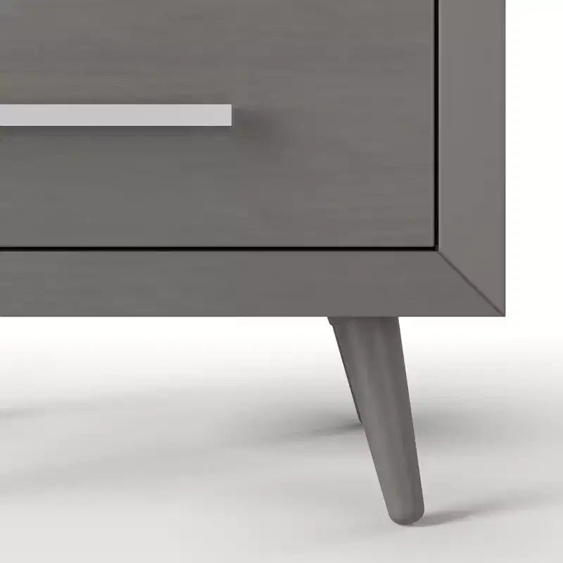 Table de chevet à 2 tiroirs Cranbrook Child Craft pour chambre de bébé ou d'enfant, grands tiroirs de rangement, en pin robuste, finition non toxique et sans danger pour les bébés