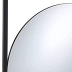 Miroir mural rond noir Uttermost Nassau 30x33