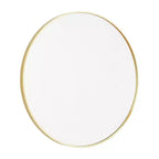 HomeRoots 30 Gold Metal Round Framed Bathroom Vanity Mirror