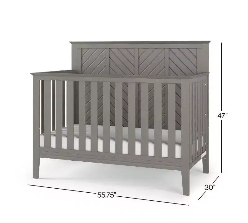 Ensemble de chambre de bébé 3 pièces Atwood de Child Craft, incluant un lit convertible 4-en-1, une commode et un chiffonnier
