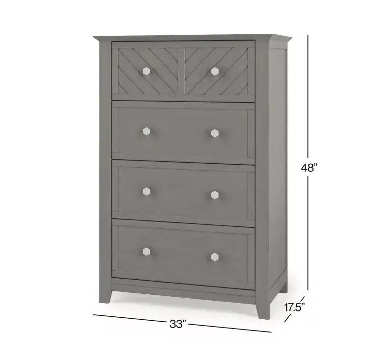 Ensemble de chambre de bébé 3 pièces Atwood de Child Craft, incluant un lit convertible 4-en-1, une commode et un chiffonnier