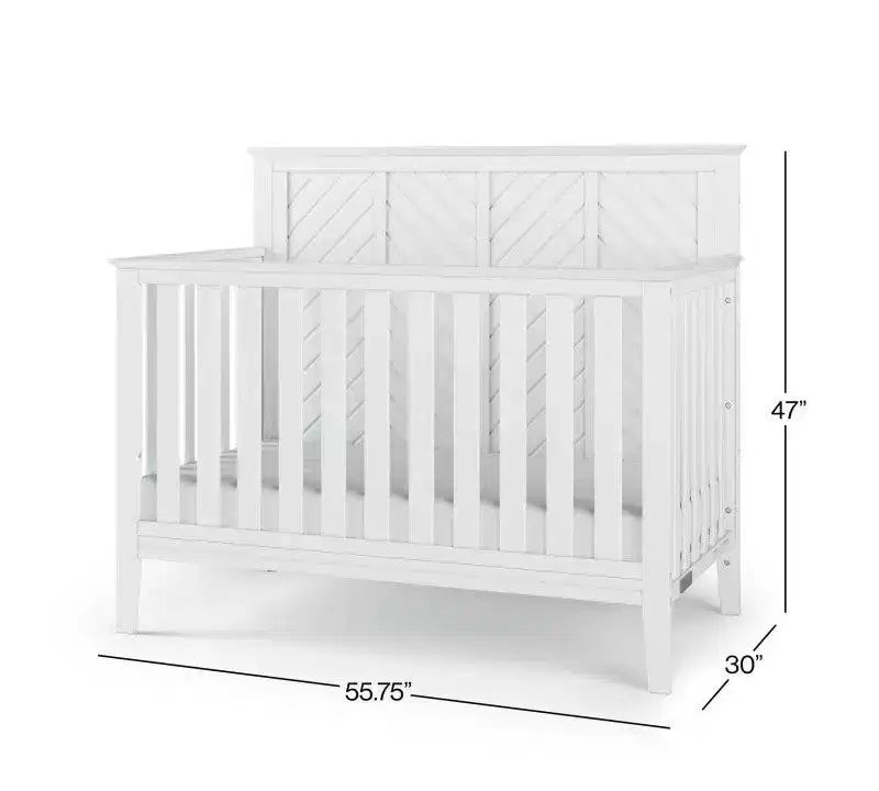 Ensemble de chambre de bébé 3 pièces Atwood de Child Craft, incluant un lit convertible 4-en-1, une commode et un chiffonnier