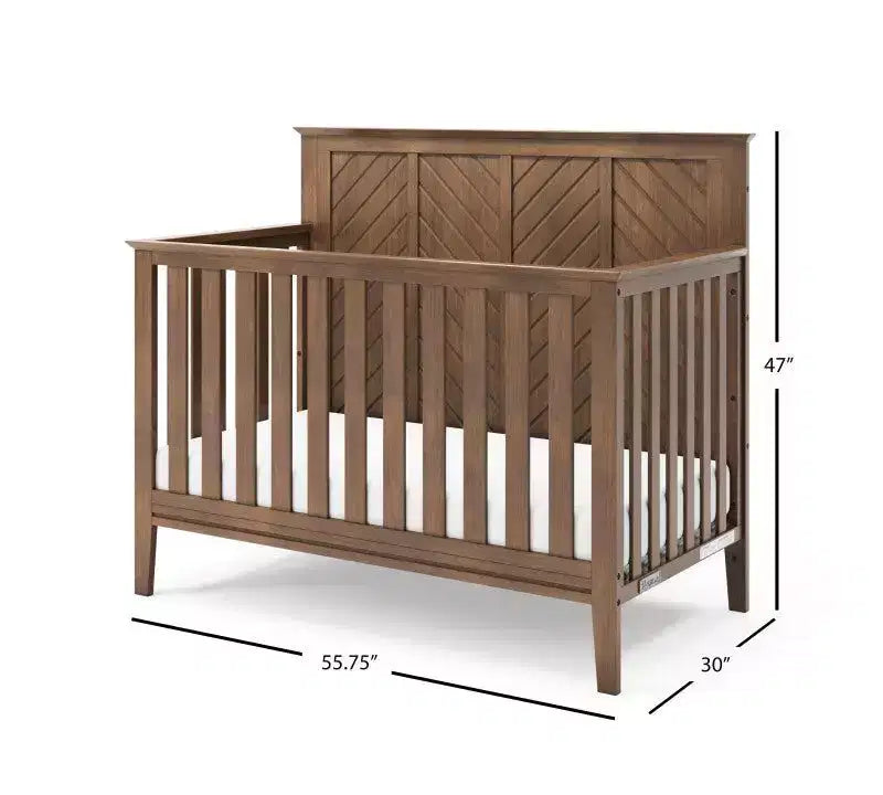 Ensemble de chambre de bébé 3 pièces Atwood de Child Craft, incluant un lit convertible 4-en-1, une commode et un chiffonnier