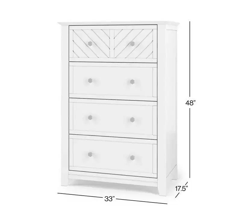 Ensemble de chambre de bébé 3 pièces Atwood de Child Craft, incluant un lit convertible 4-en-1, une commode et un chiffonnier