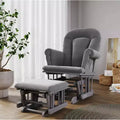 Ensemble fauteuil à bascule et pouf Child Craft Cozy Glider, coussin rembourré avec poches de rangement pratiques, base et cadre en bois massif