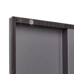 VIYET 27.5Armoire de Rangement Pliante en Métal, Classeur avec Portes Verrouillables et Étagère Réglable, Noir