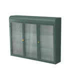 Meubles hauts de 91,4 cm de large pour buanderie, placards muraux en verre acrylique, armoire à pharmacie pour cuisine, garage, buanderie, 3 portes
