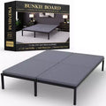 Continental Sleep, Premium 38mm Solid Surface Wood Bunkie Board Queen Size Bed Frames, 4-Piece Under Mattress Support Board