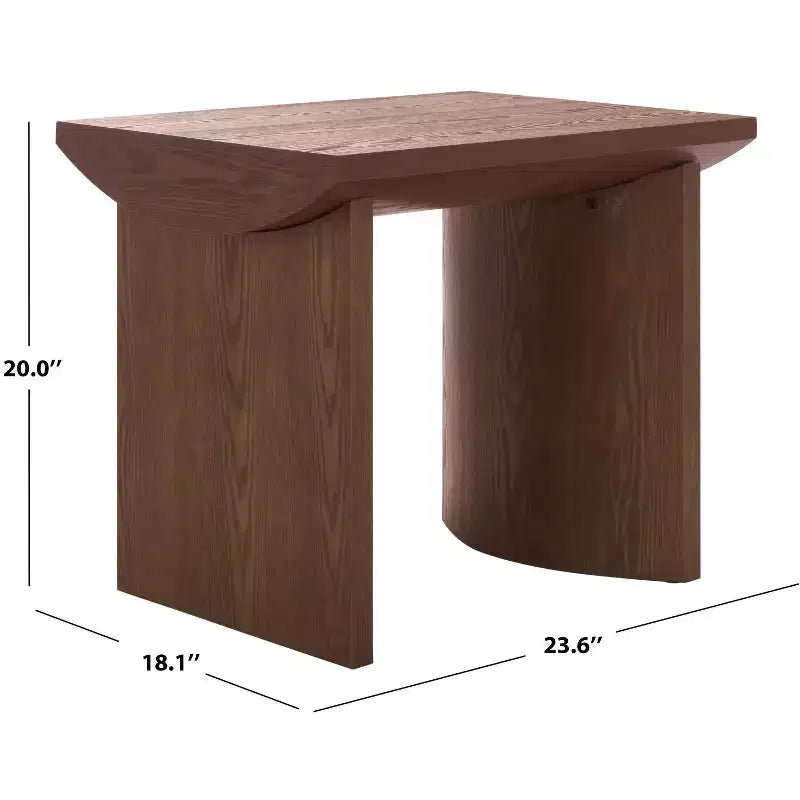 Table d'appoint Bara - ACC2316 - Noyer - Safavieh