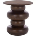 Nube Round Accent Table - ACC3255 - Dark Brown - Safavieh