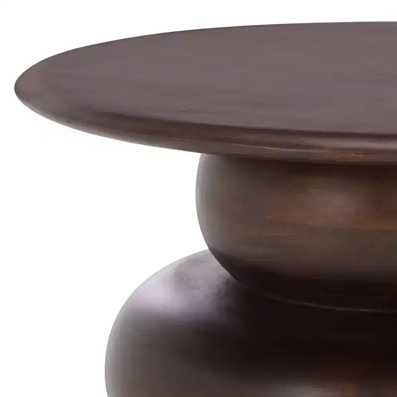 Table d'appoint ronde Nube - ACC3255 - Marron foncé - Safavieh