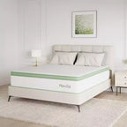 Matelas hybride en mousse à mémoire de forme et ressorts ensachés Novilla 12 pouces, fermeté moyenne, en boîte, isolation des mouvements