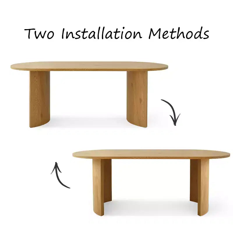 Ensemble table de salle à manger 6 personnes, table ovale 79 po et chaises baquets sans accoudoirs en tissu chenille avec roulettes, parfait pour les cuisines - Panipeachy