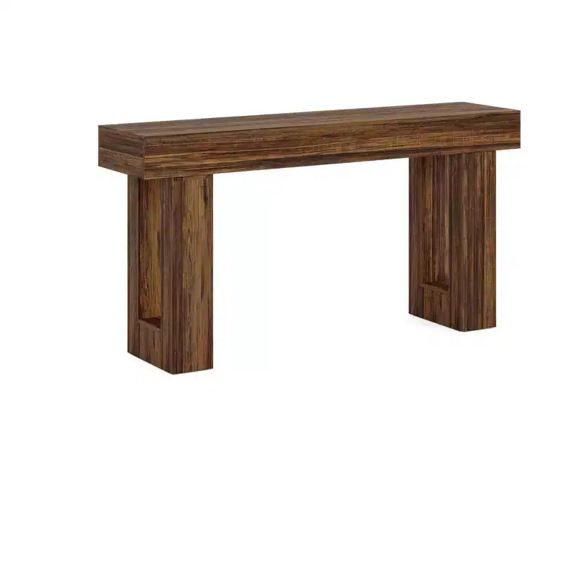 MAYEERTY Table console de style rustique de 160 cm, table d'appoint rustique pour entrée