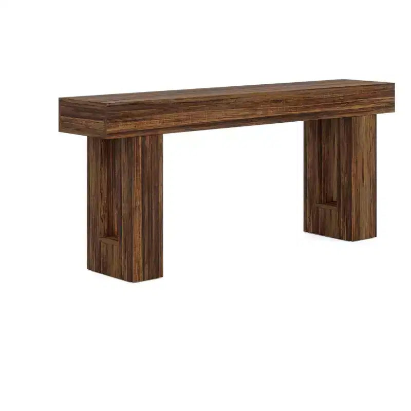 MAYEERTY Table console de style rustique de 160 cm, table d'appoint rustique pour entrée