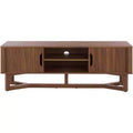 Ilyum 2 Shelf Tambour Doors Sideboard - MED3110 - Walnut - Safavieh