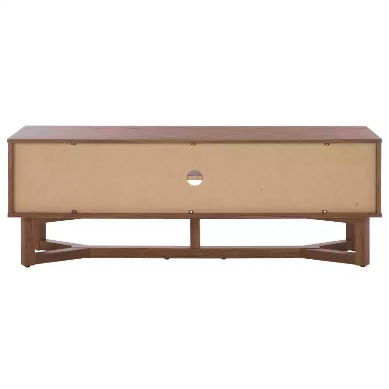Buffet à portes coulissantes 2 étagères Ilyum - MED3110 - Noyer - Safavieh