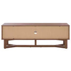 Buffet à portes coulissantes 2 étagères Ilyum - MED3110 - Noyer - Safavieh