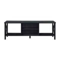 AndMakers 58.27 in. Wood TV Stand with 4 Storage Shelves Fits TV's up to 65 in.