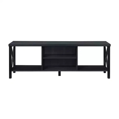 AndMakers 58.27 in. Wood TV Stand with 4 Storage Shelves Fits TV's up to 65 in.