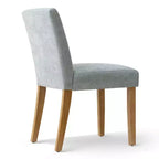 Chaises de salle à manger style ferme moderne, lot de 4, chaises d'appoint Parsons rembourrées en tissu texturé tissé avec pieds en bois massif - Panipeachy