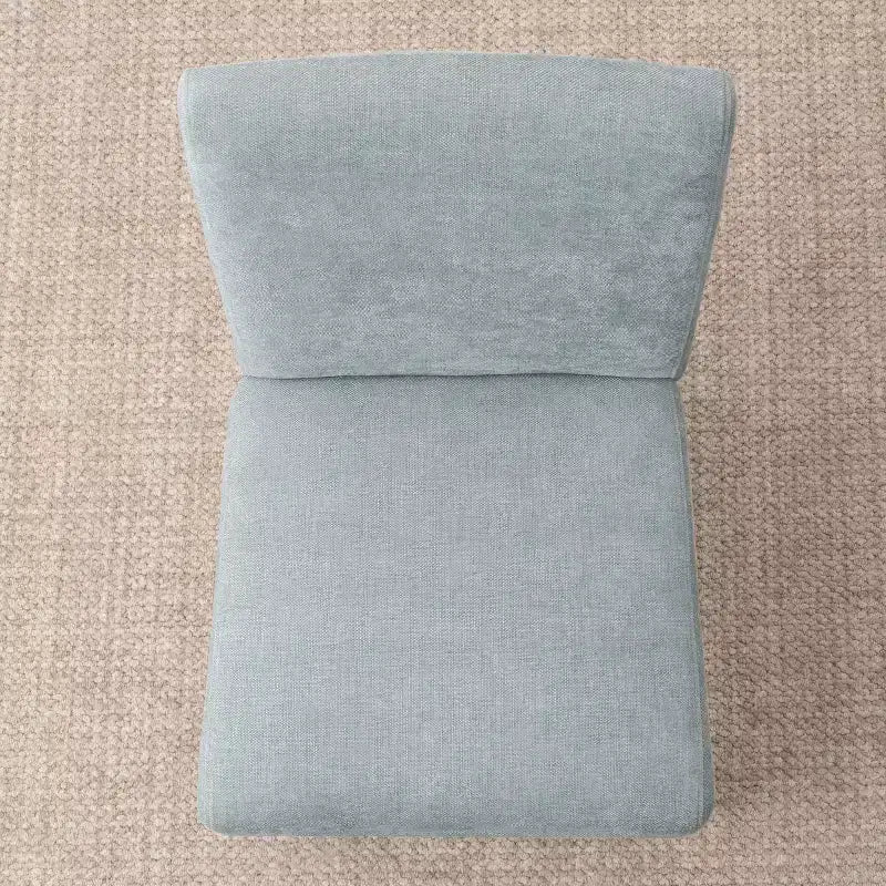 Chaises de salle à manger style ferme moderne, lot de 4, chaises d'appoint Parsons rembourrées en tissu texturé tissé avec pieds en bois massif - Panipeachy