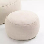 Canapé Poire en Mousse Haute Pression Fauteuil Poire Adulte avec Rembourrage en Mousse Compressée et Repose-Pieds