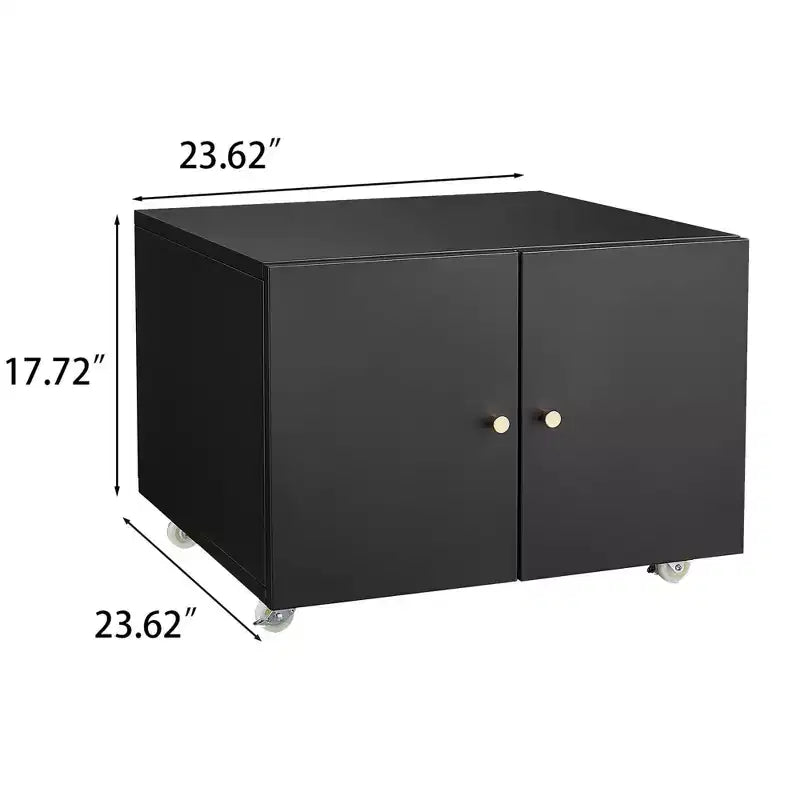 MAYEERTY Meuble de rangement mobile blanc en métal pour imprimante, avec étagère réglable et roulettes