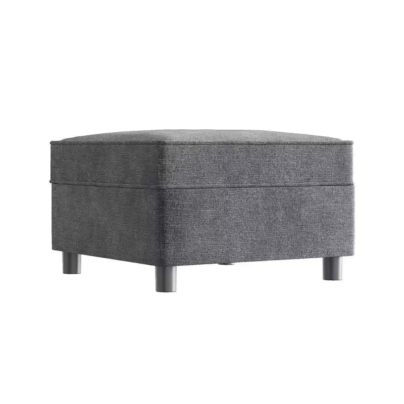 Module central de canapé sectionnel modulable avec espace de rangement, dossier réglable sur 11 angles, gris 79 P x 66 L x 84 H cm