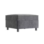 Module central de canapé sectionnel modulable avec espace de rangement, dossier réglable sur 11 angles, gris 79 P x 66 L x 84 H cm