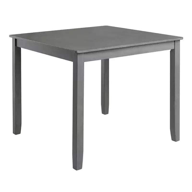 MAYEERTY Ensemble de salle à manger 5 pièces en bois élégant, ensemble moderne gris pour 4 personnes pour cuisine et salon