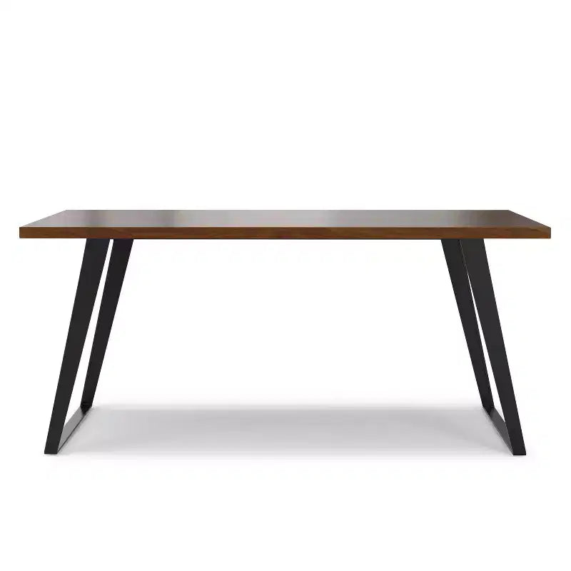 Table à manger rectangulaire industrielle moderne Mitchell 66 x 40 pouces