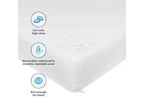 Matelas de lit et de tout-petit daVinci Comfort avec housse en tricot imperméable amovible