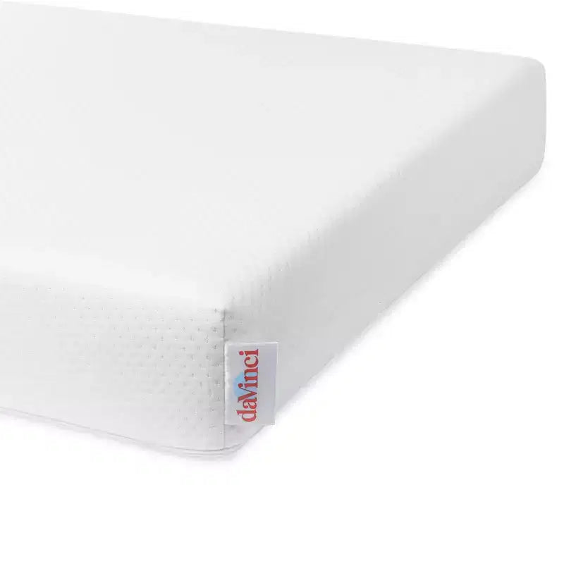 Matelas de lit et de tout-petit daVinci Comfort avec housse en tricot imperméable amovible