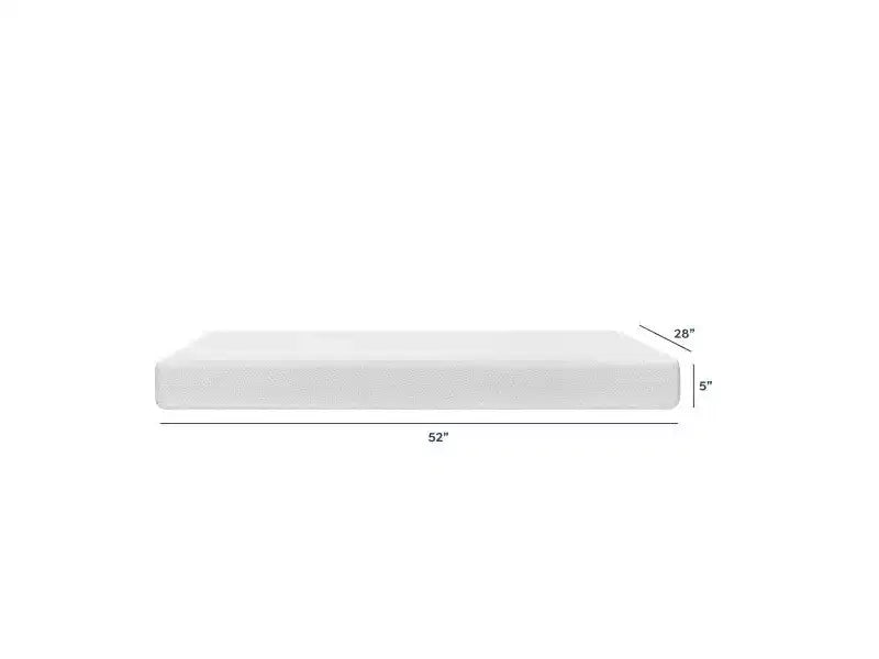 Matelas de lit et de tout-petit daVinci Comfort avec housse en tricot imperméable amovible
