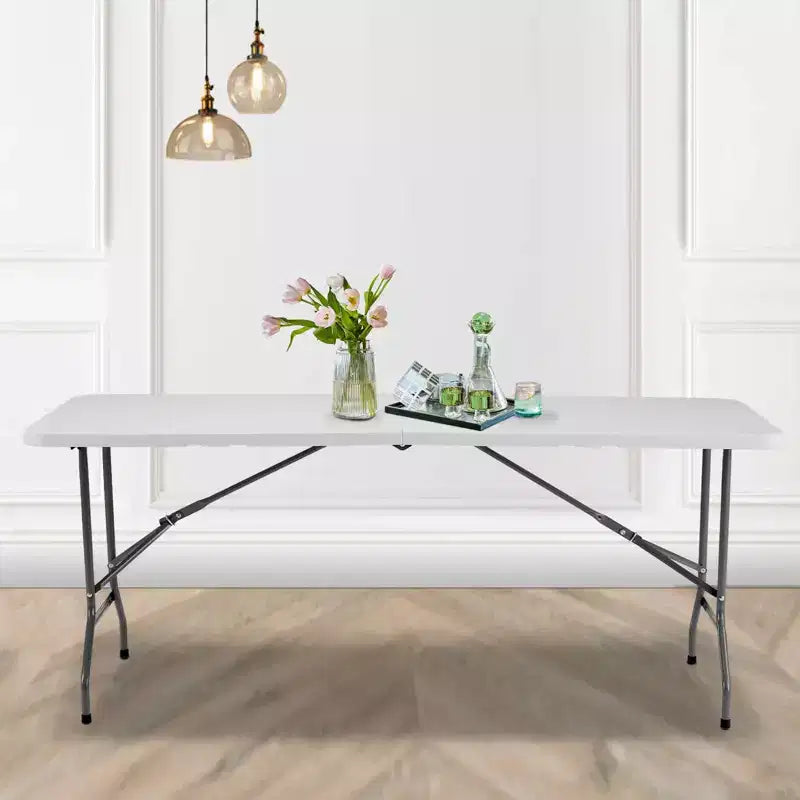 MAYEERTY Table Pliante Portable, Robuste avec Poignée de Transport pour le Camping, les Pique-niques et les Fêtes