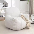 Fauteuil Poire avec Rembourrage, Canapé Poire Rembourré capitonné, Canapé Douillet Moelleux et Relaxant, Chaises Poires Confortables avec Mousse à Mémoire de Forme pour Dortoir