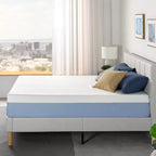Matelas Zinus 12 pouces en mousse à mémoire de forme Queen Cooling Essential, sans fibre de verre, fermeté moyenne, couches rafraîchissantes respirantes, matériaux certifiés sûrs
