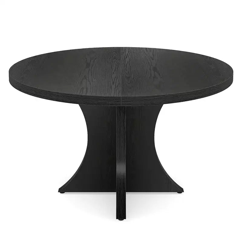 MAYEERTY Table à Manger Ronde en Bois 47,24 po, Table de Cuisine pour 4-6 Personnes