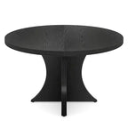 MAYEERTY Table à Manger Ronde en Bois 47,24 po, Table de Cuisine pour 4-6 Personnes