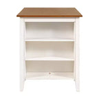 Ensemble de salle à manger 5 pièces à hauteur de comptoir pour 4 personnes, ensemble table de bar et 4 chaises en bois de style rustique pour salle à manger