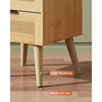 BALHAM TRADE-Table de chevet avec tiroirs en rotin, lot de 2, pour chambre à coucher et salon