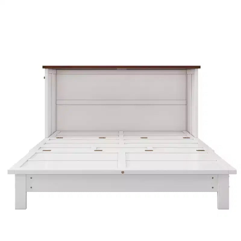 Lit escamotable grand lit/queen-size avec grand tiroir de rangement, lit armoire en bois avec station de recharge, lit mural pliant pour petit espace
