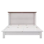 Lit escamotable grand lit/queen-size avec grand tiroir de rangement, lit armoire en bois avec station de recharge, lit mural pliant pour petit espace