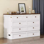 Lit escamotable grand lit/queen-size avec grand tiroir de rangement, lit armoire en bois avec station de recharge, lit mural pliant pour petit espace